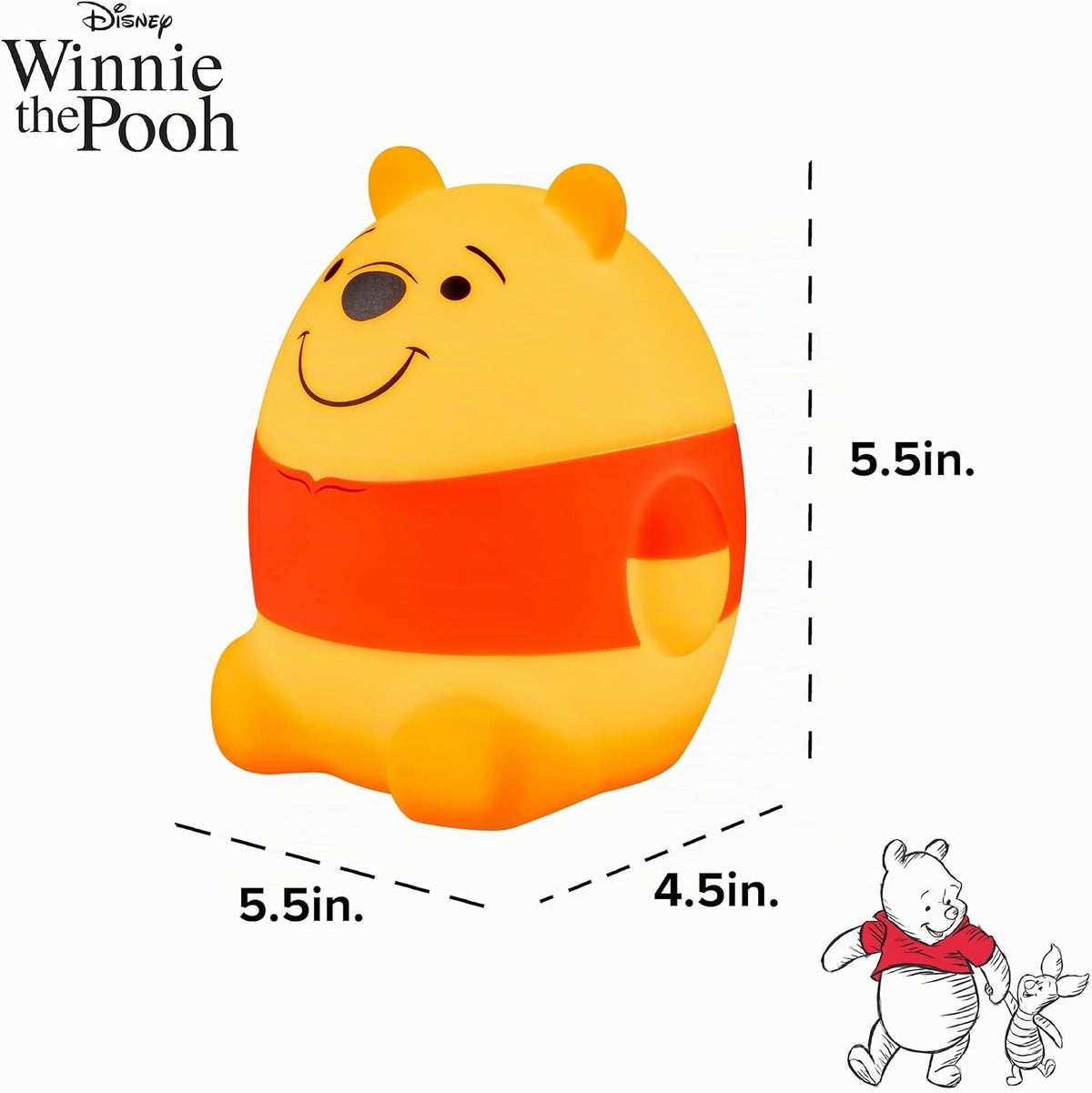Disney Winnie el Oso Pooh Luz de Apretar, Luz Nocturna para Niños,...