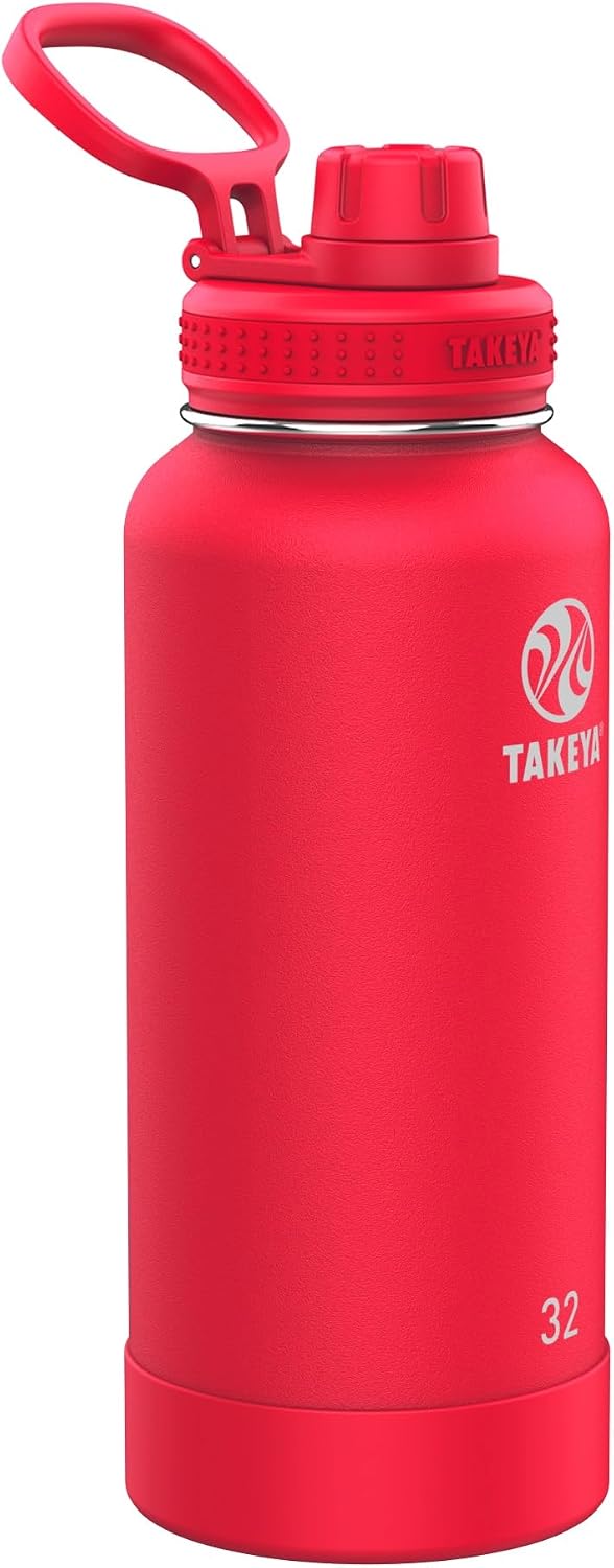 Takeya Actives - Botella de agua de acero inoxidable, con aislamien...
