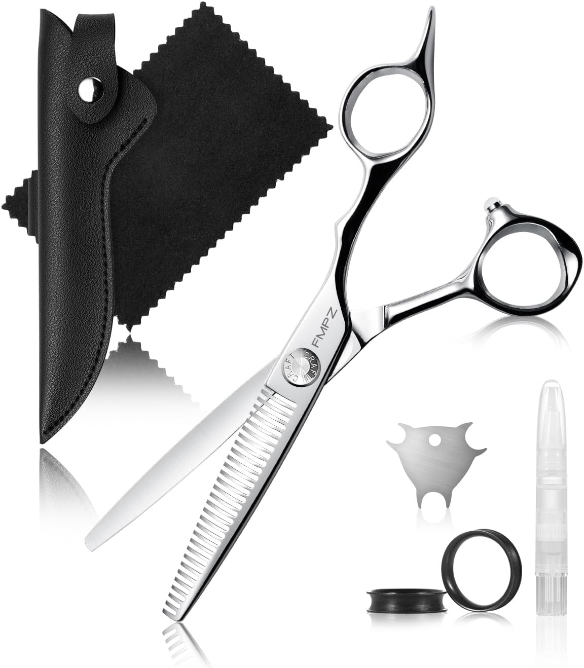 Tijeras profesionales para adelgazar el cabello, tijeras texturizan...
