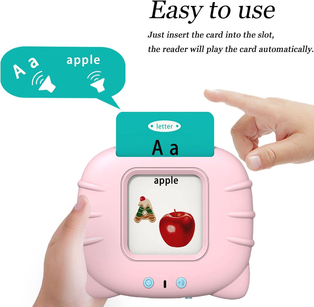 Startcan - Tarjetas didácticas parlantes para niños pequeños de 1,...