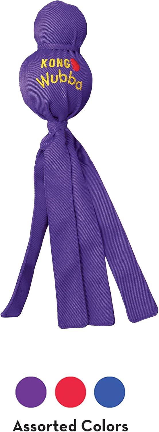KONG Wubba - Juguete para perros para tirar de la guerra y buscar -...