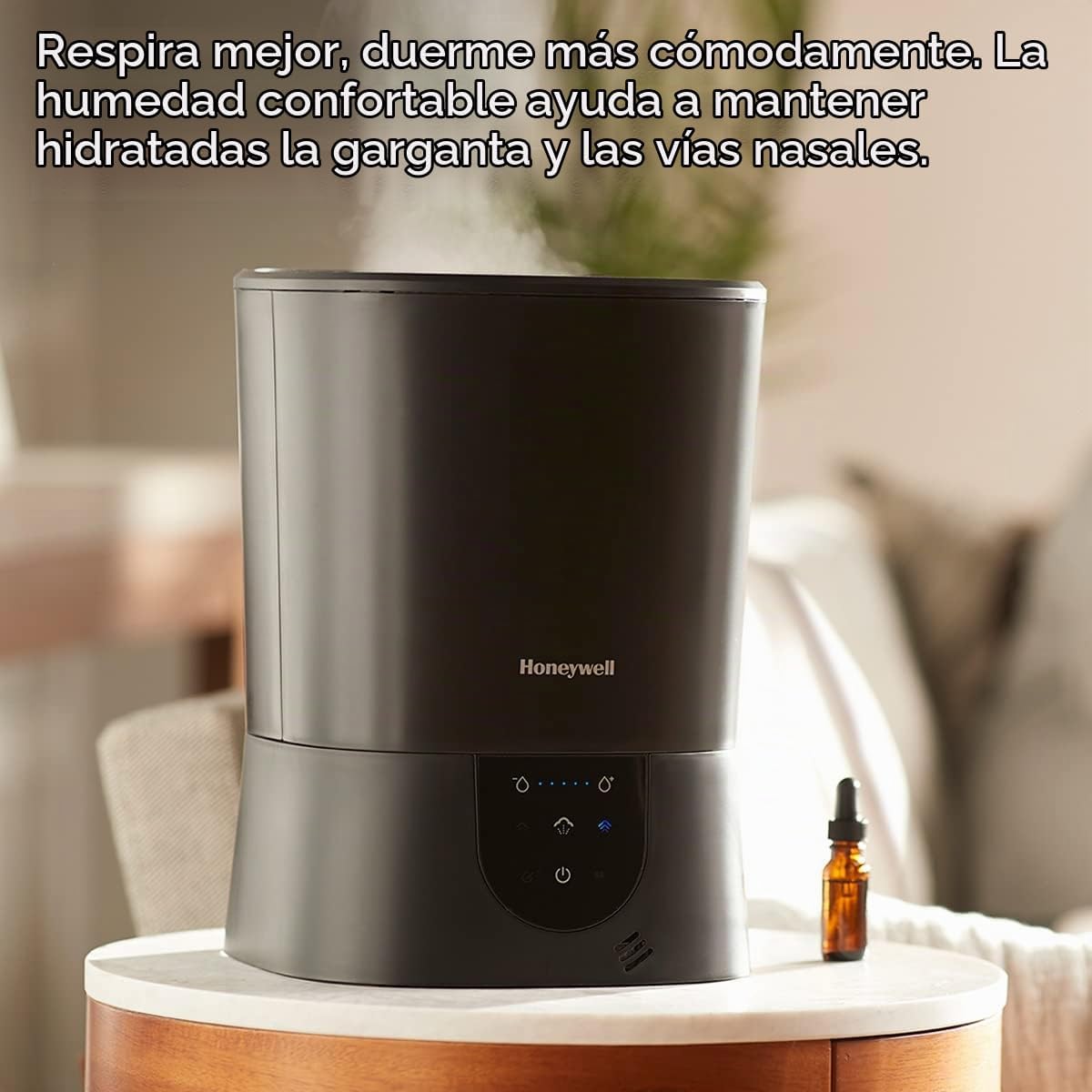 Honeywell Humidificador de vapor caliente, de fácil mantenimiento,...