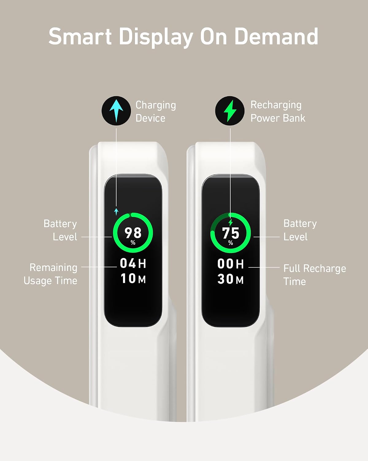 Anker MagGo Power Bank, Cargador portátil compatible con MagSafe, c...