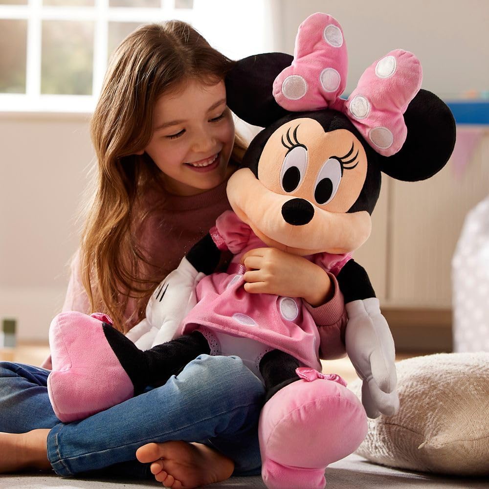 Disney Store - Peluche oficial de Minnie Mouse - Vestido rosa \u201...