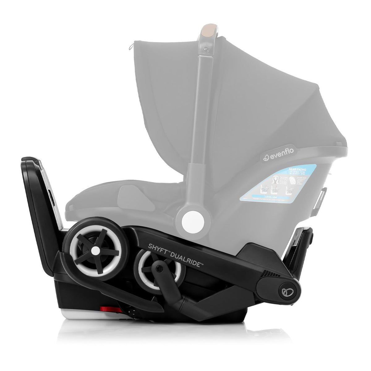 Shyft DualRide con almacenamiento Carryall Combo de asiento infanti...