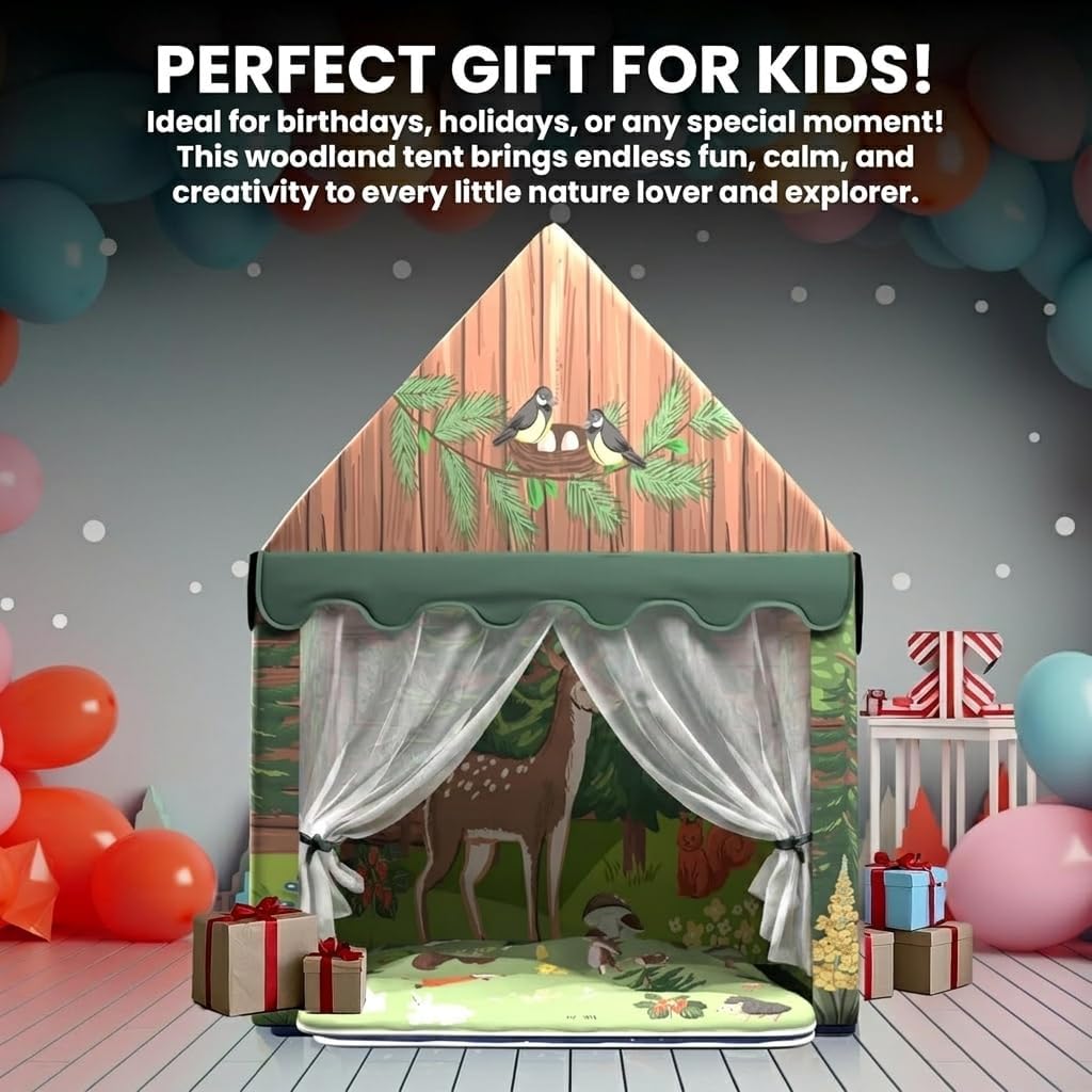Tienda de campaña para niños, casa de juegos grande para niños y ni...