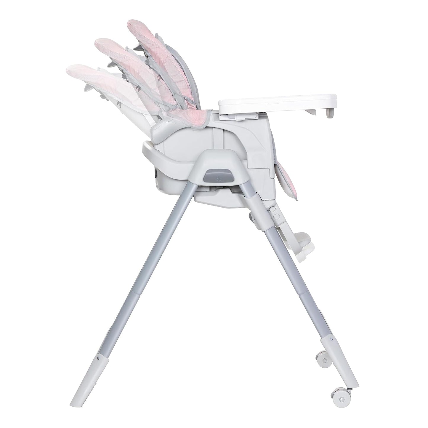 Baby Trend Everlast - Silla alta 7 en 1, color piedra rosa