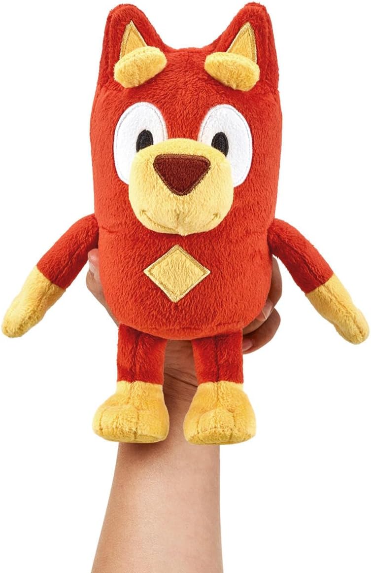 Bluey Friends - Paquete de 3 juguetes de peluche, oxidado, lila y S...