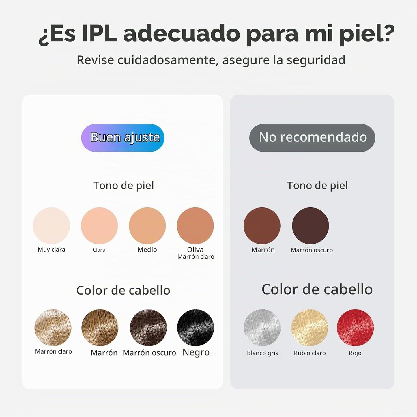 Dispositivo de depilación láser IPL para mujeres y hombres, contact...