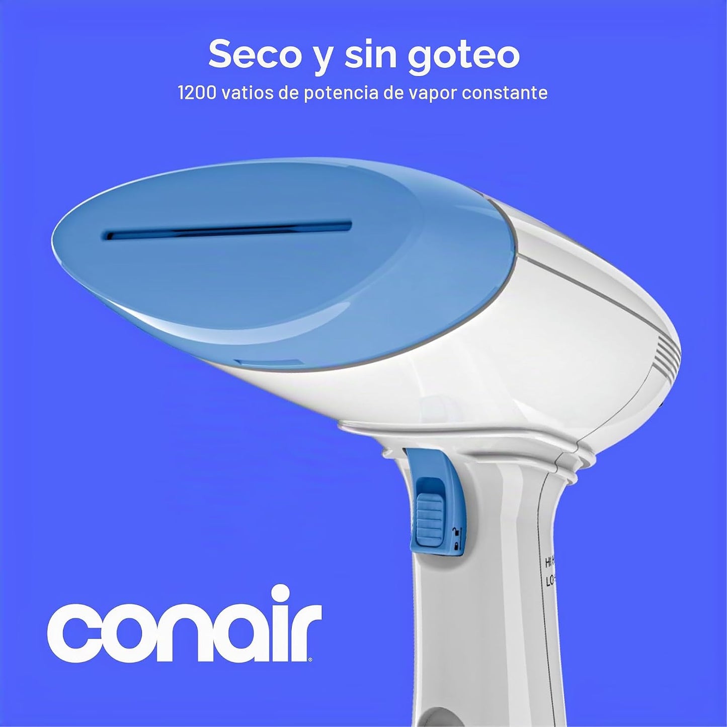 Conair Vaporizador de ropa de mano, ExtremeSteam 1200W, diseño port...