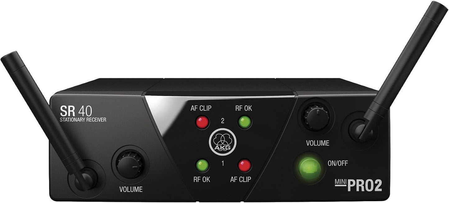 AKG Sistema de micrófono inalámbrico vocal WMS40 Mini2 US25A\/C