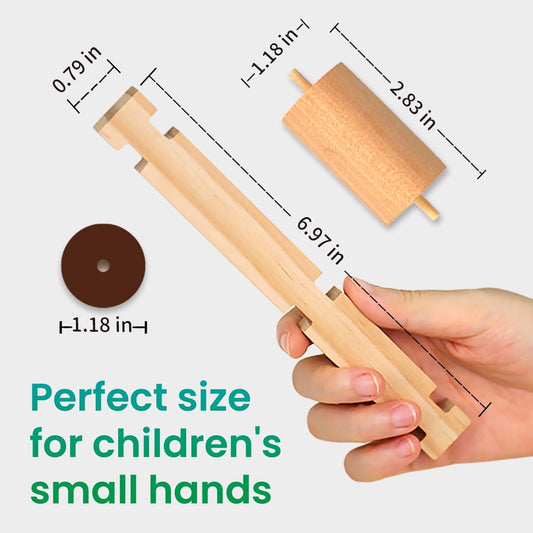 Jovi-mindly &amp;Notchies C117PCS - Juego de bloques de madera con...
