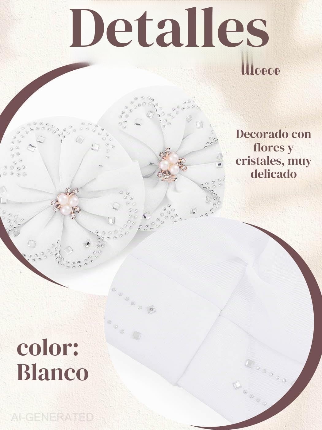 Woeoe Gorro Beanie Envolturas para la Cabeza Bufanda para la Cabeza...