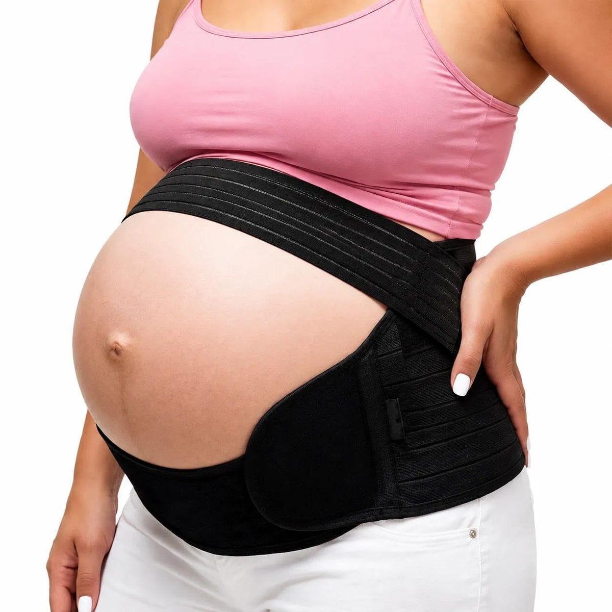 cauzyart Banda de vientre de maternidad para mujeres embarazadas, c...