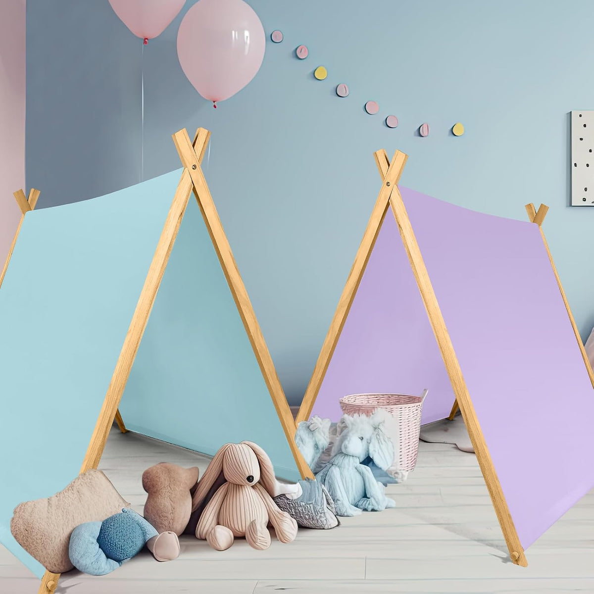 Wesnoy Pack de 6 tiendas de campaña tipi a granel, tiendas de campa...