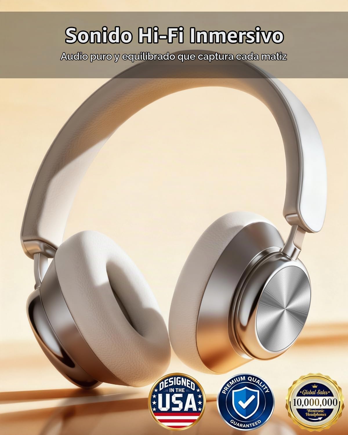 Wentronic Y03 Auriculares Bluetooth inalámbricos con cancelación ac...