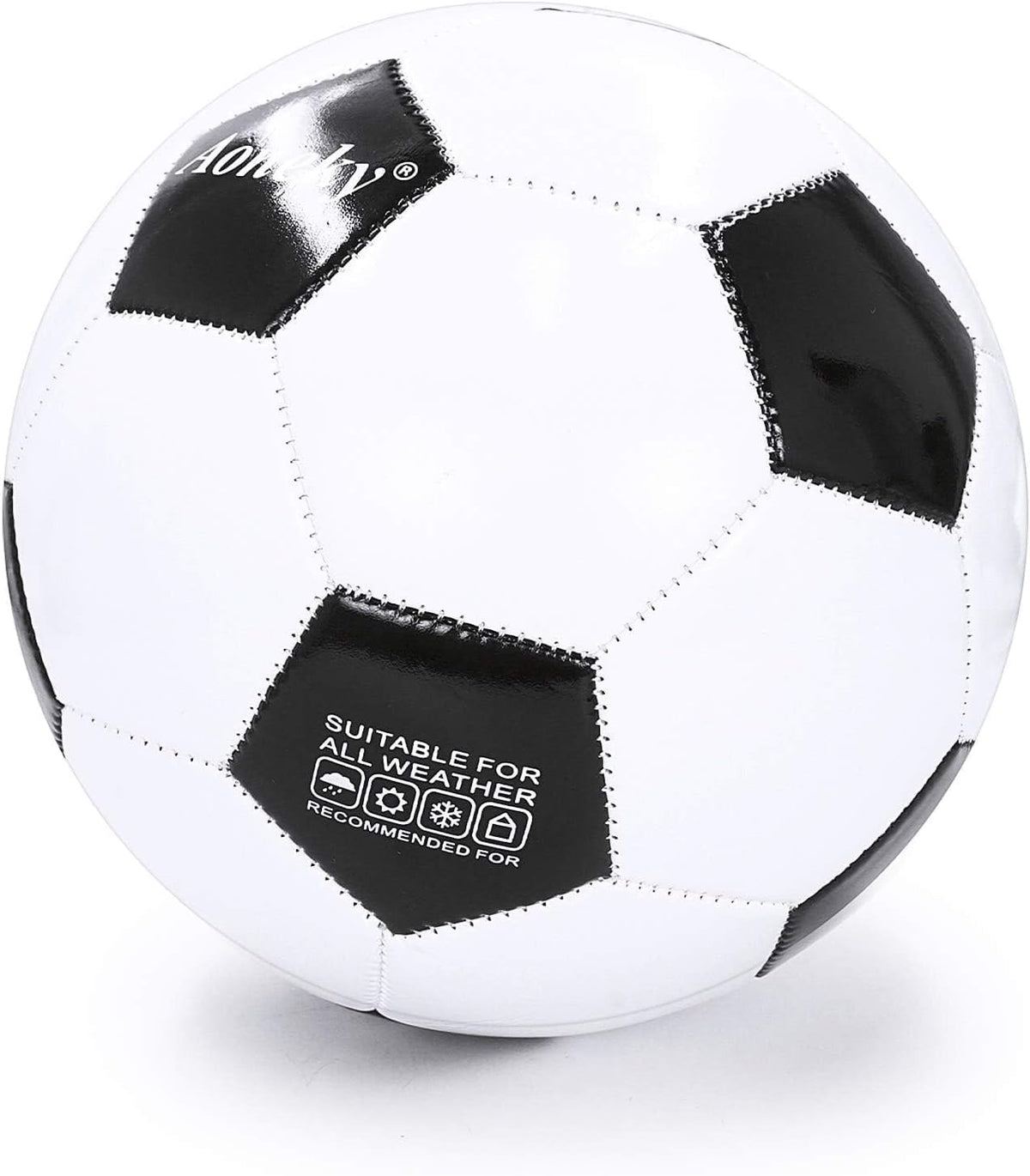 Aoneky Balón de fútbol tradicional de tamaño 5 para adultos, se env...