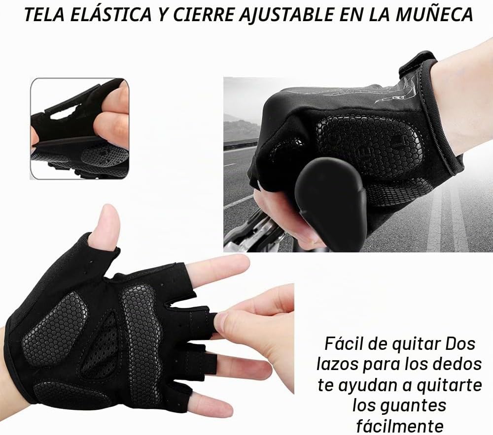 MOREOK Guantes de Ciclismo, Guantes de Bicicleta para Hombres\/Muje...