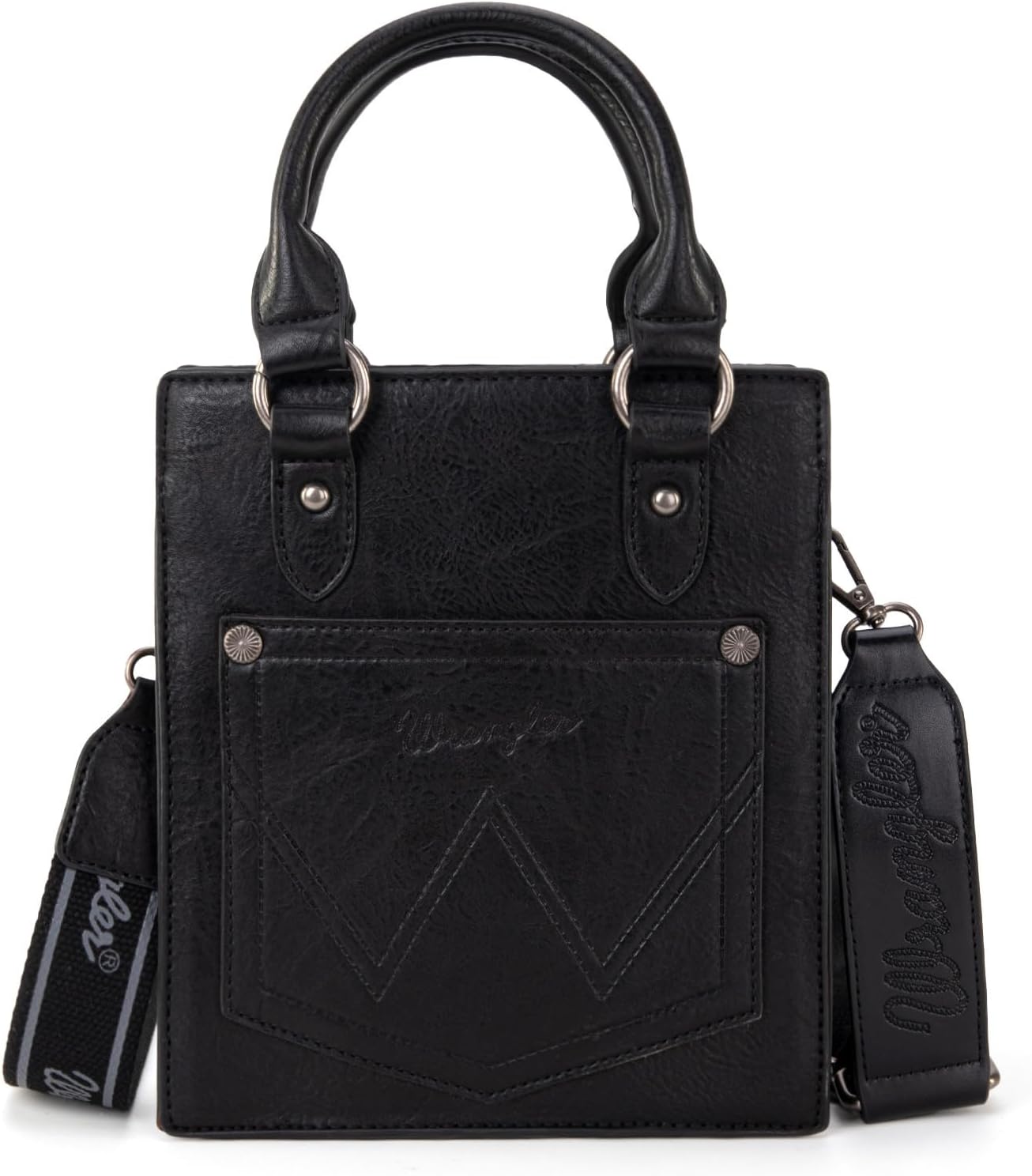 Wrangler Bolso Cruzado en Relieve para Mujer con Asa Superior, Bols...