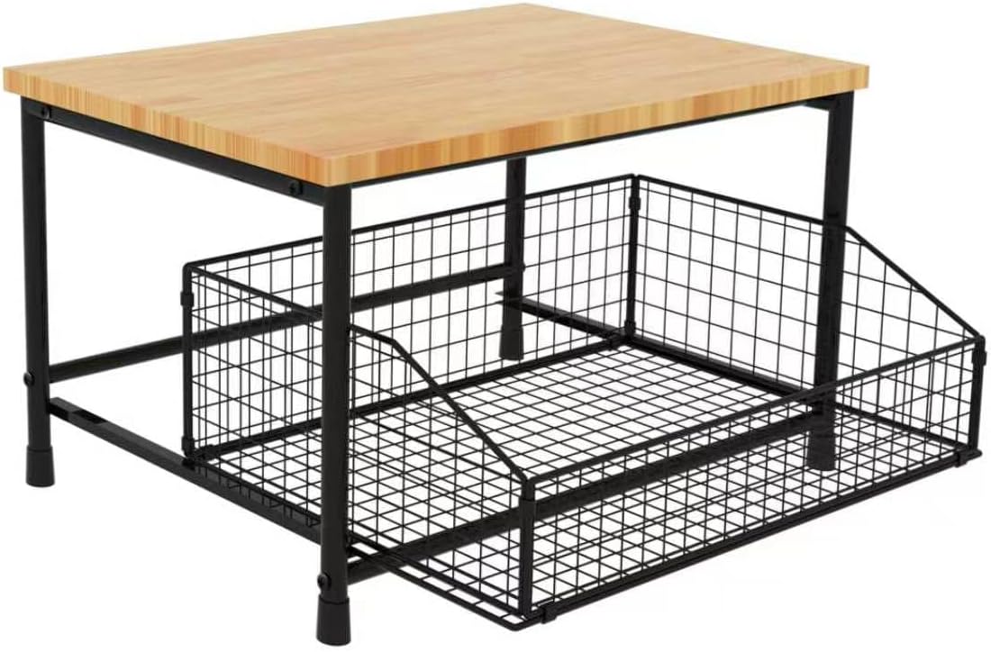 HYLMMDA Soporte para microondas, organizador de encimera de cocina,...