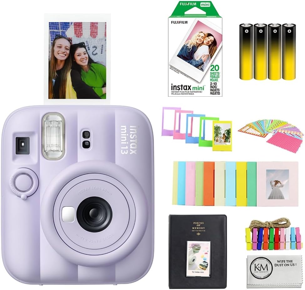 Cámara de película instantánea FUJIFILM INSTAX MINI 13 | Paquete mo...
