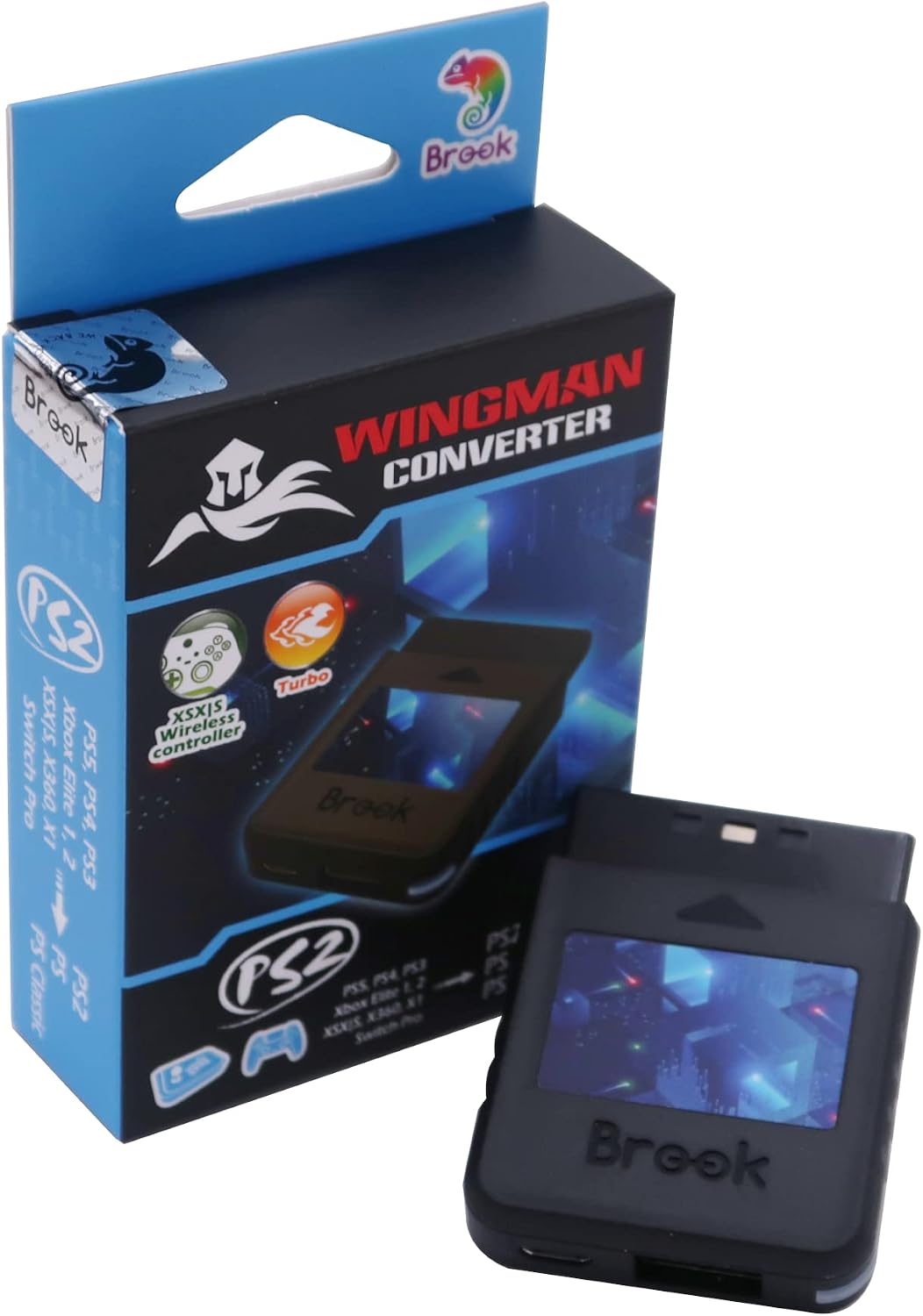 Brook Wingman PS2 - Adaptador de controlador de juego para Xbox 360...