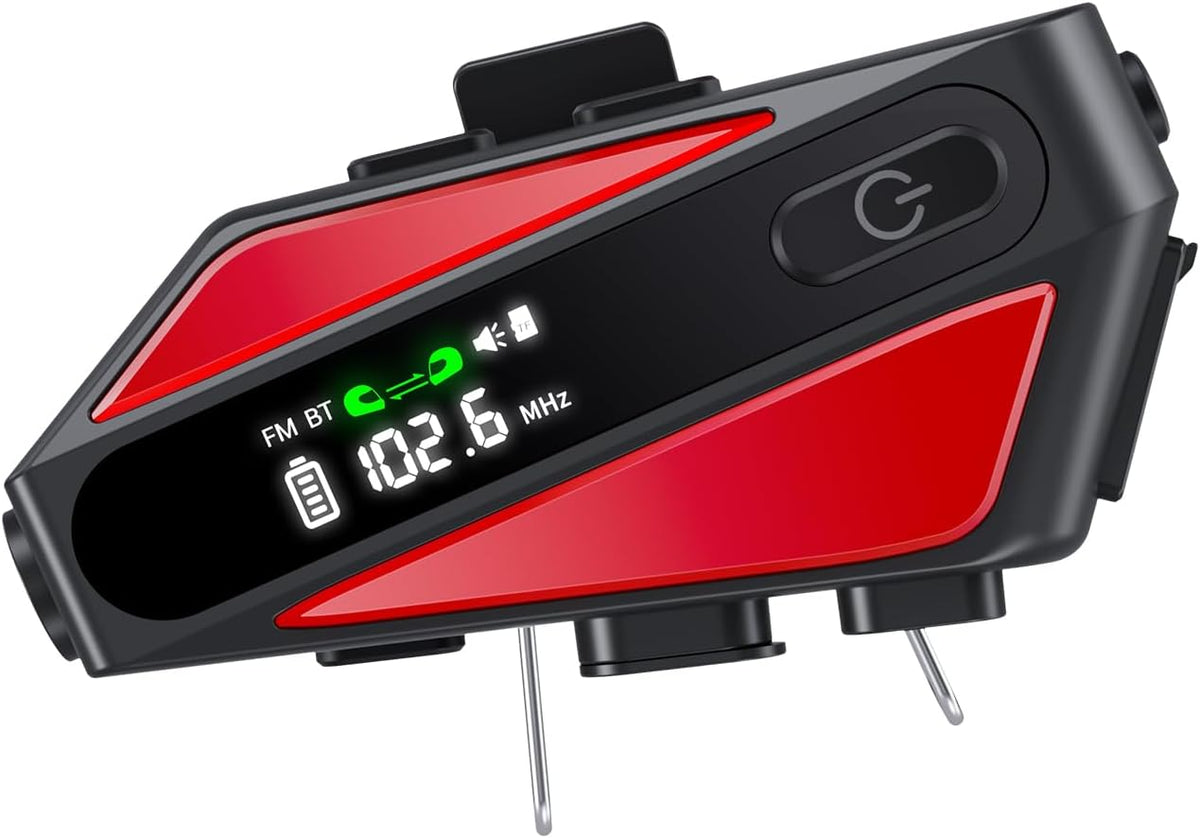 Auriculares Bluetooth para casco de motocicleta, altavoces de casco...