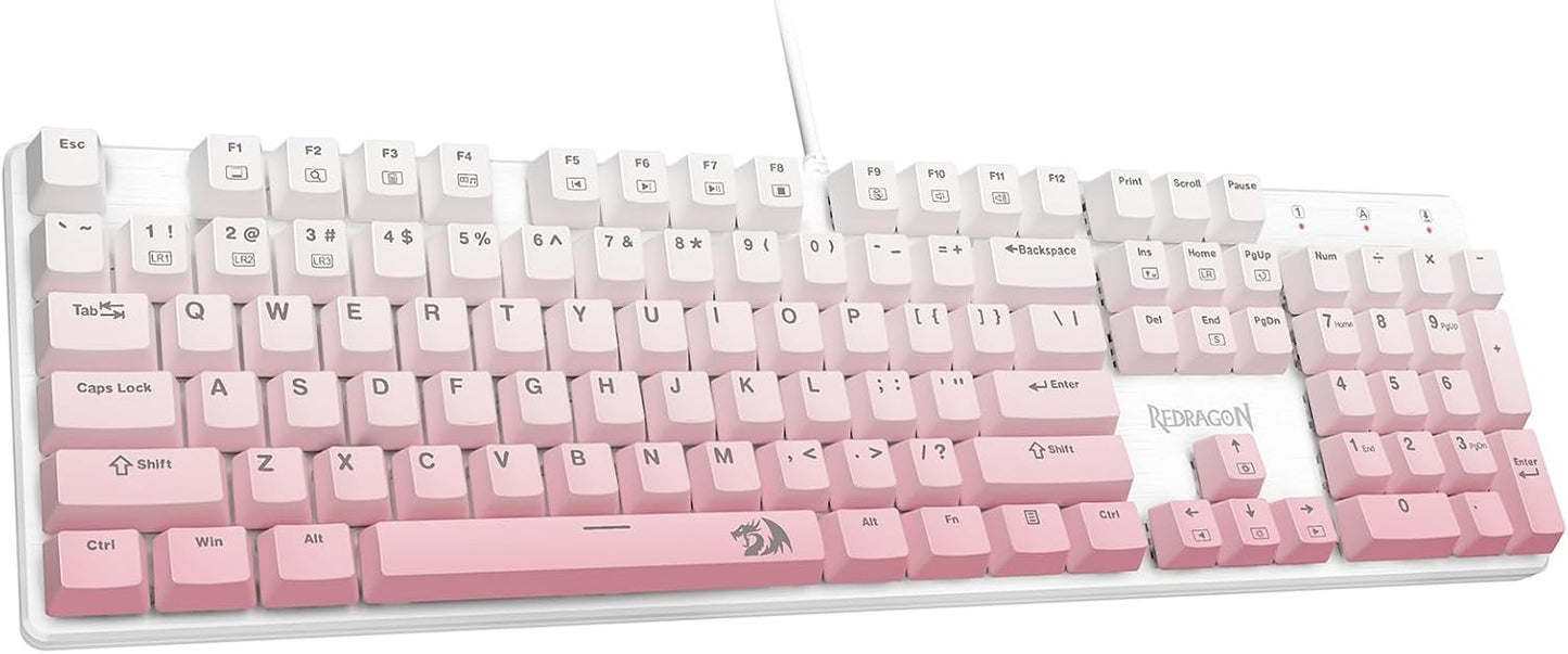 Redragon Teclado mecánico con cable K671GP | Teclado LED, 11 modos...