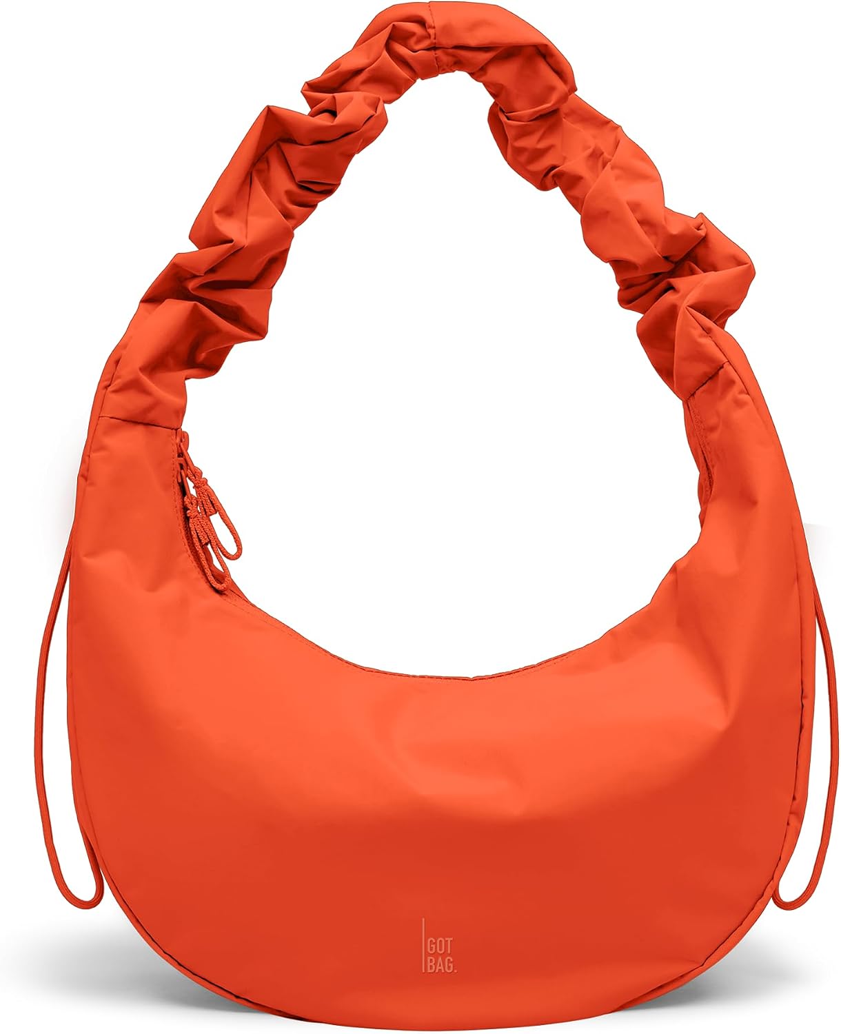 GOT BAG Moon Bag Ruffle | Elegante bolso de hombro con correa ajust...