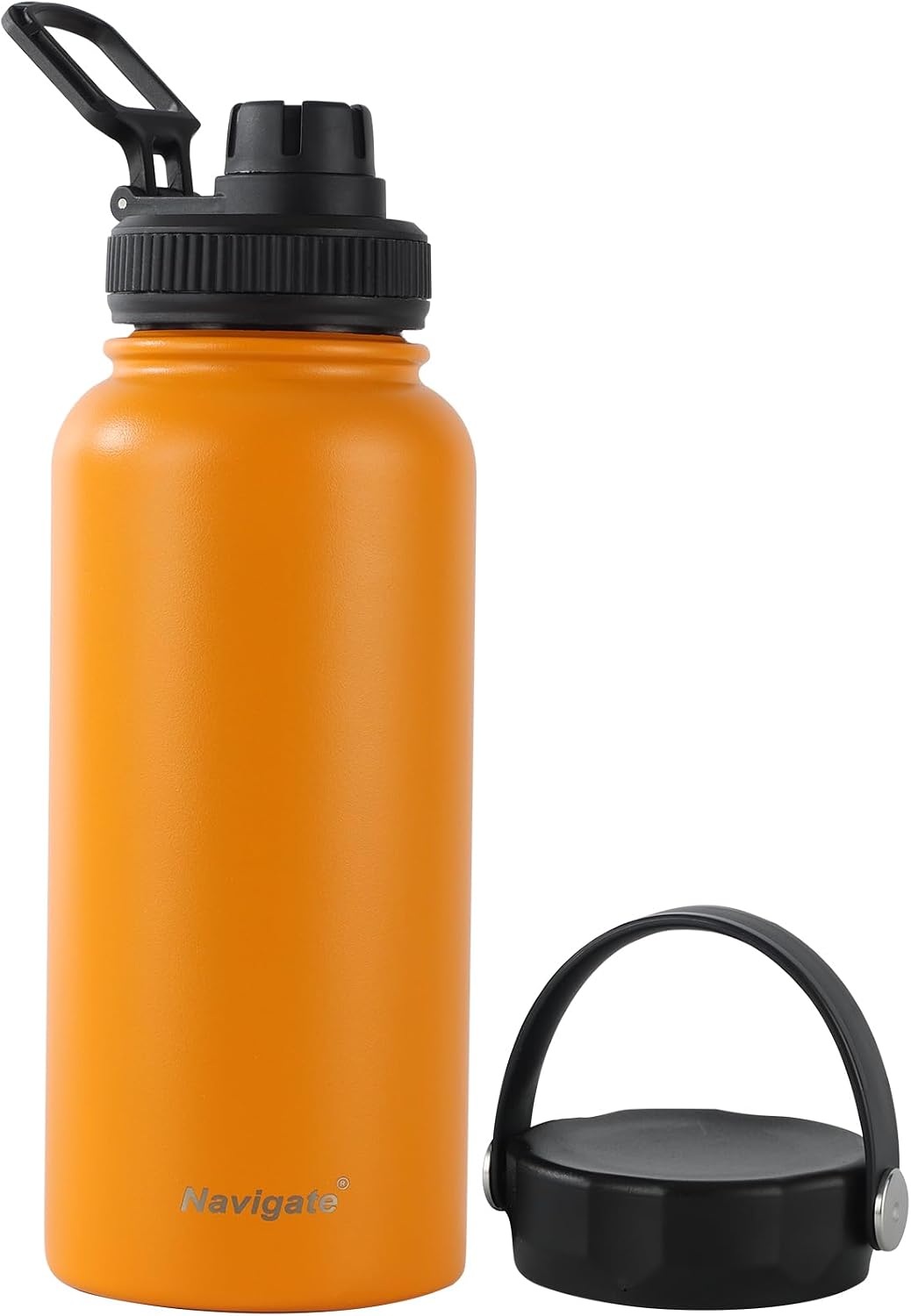 Navigate Botella de agua aislada de acero inoxidable de 64 onzas, d...