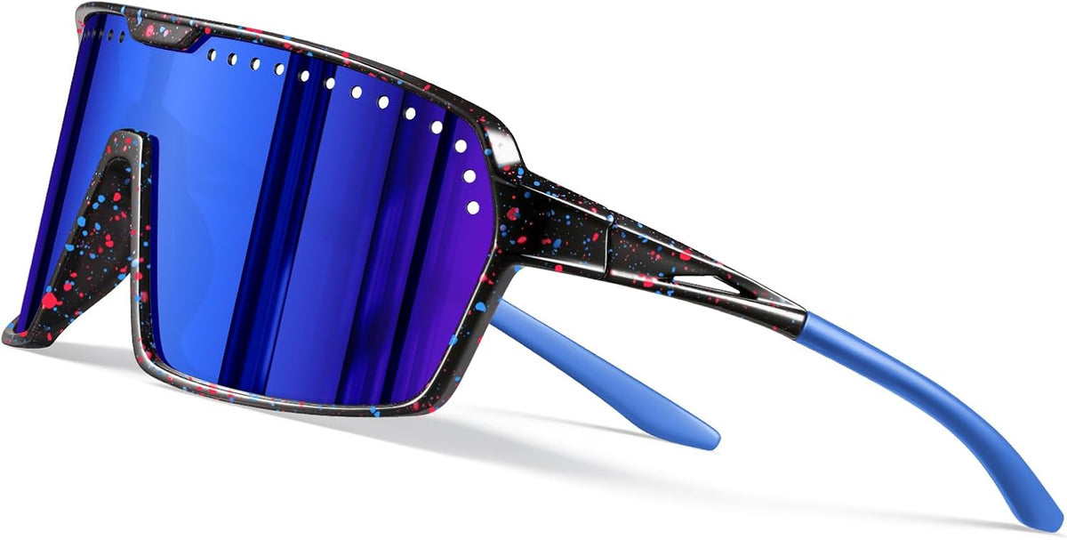 KUGUAOK Gafas de sol polarizadas deportivas para hombre y mujer, ga...
