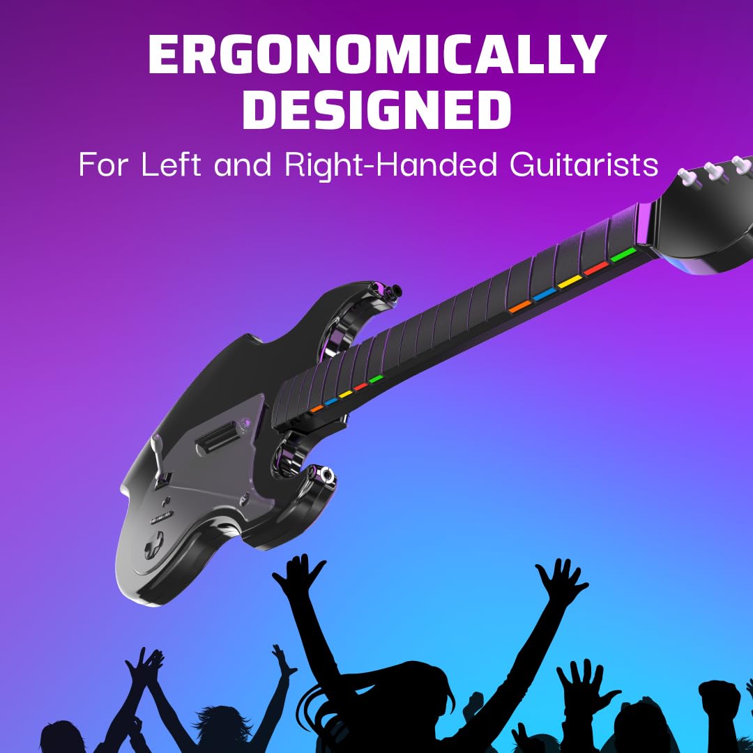 PDP RIFFMASTER Controlador de Guitarra Inalámbrico para PlayStation...