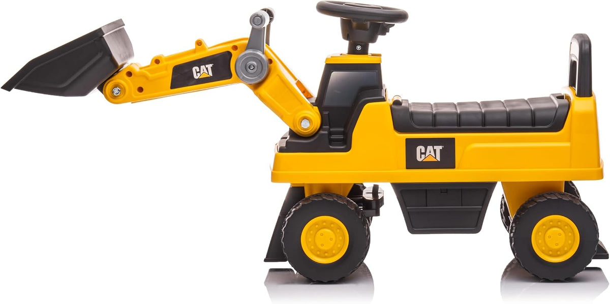 Best Ride On Cars CAT - Coche de empuje con cargador frontal, jugue...