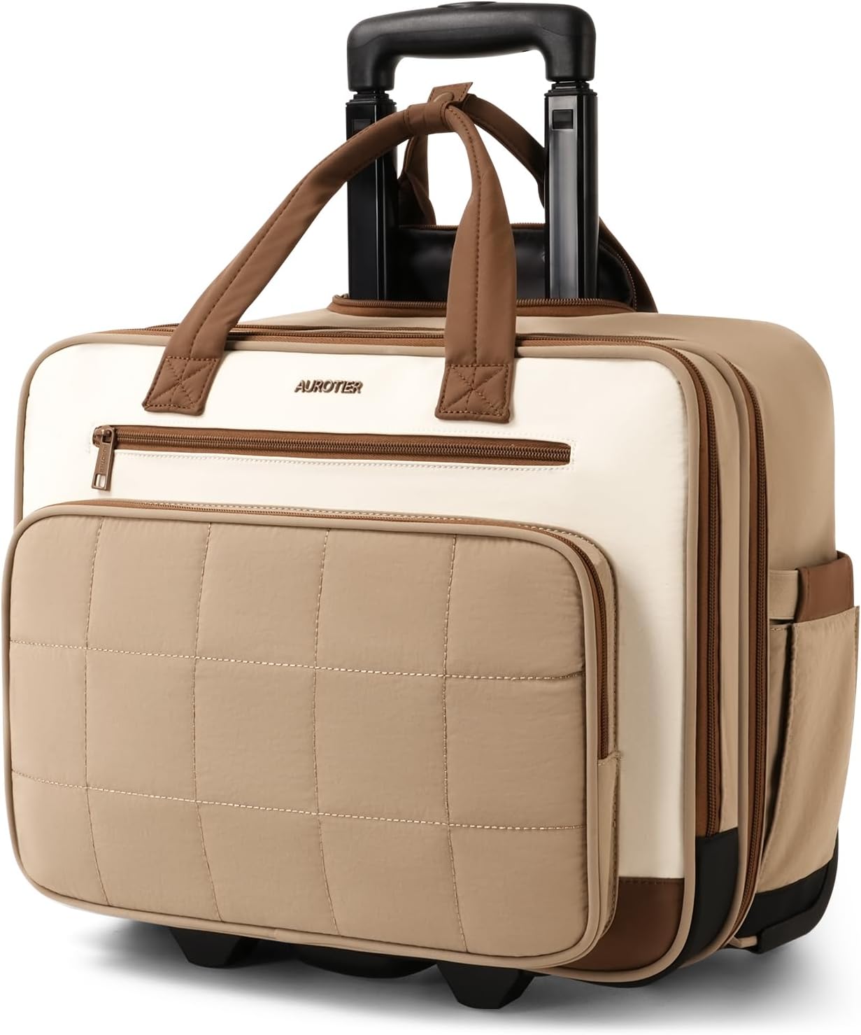 AUROTIER - Maletín con ruedas para laptop, con ruedas de 16 pulgada...