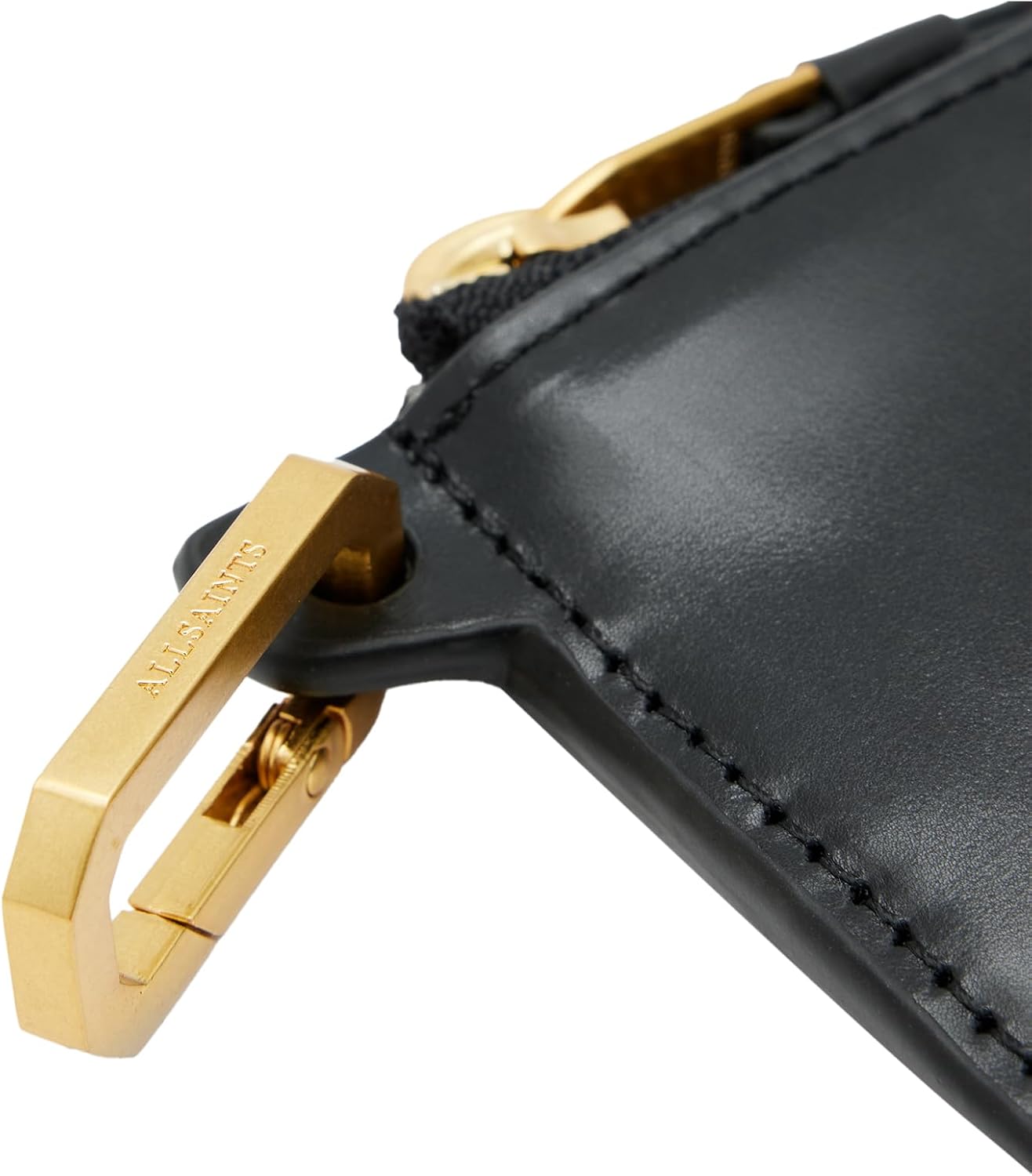 AllSaints Cartera Remy para mujer, color negro, talla única