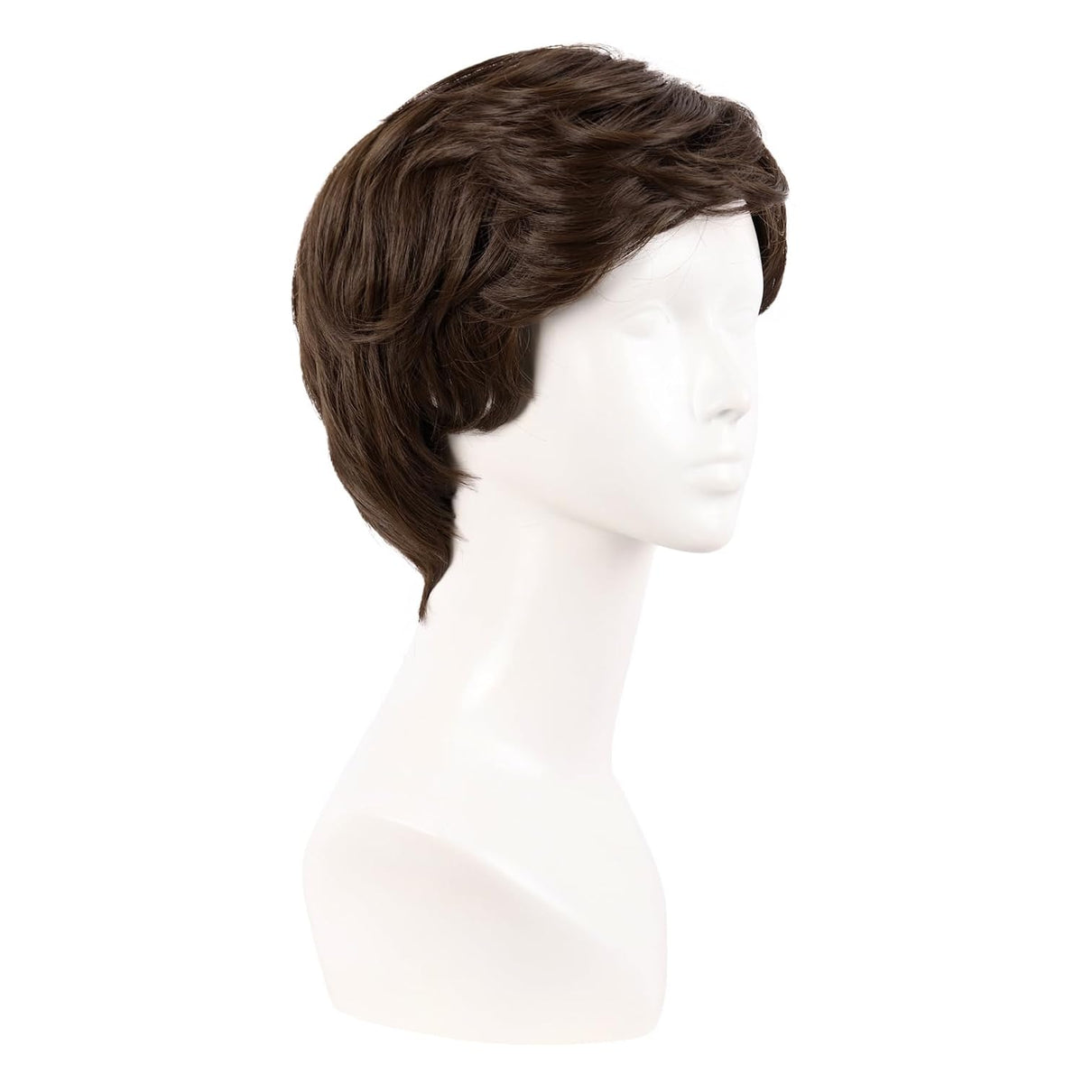 MapofBeauty Peluca corta de disfraz de cosplay guapo para hombre, d...