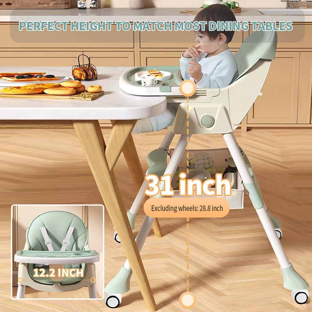 Sillas altas para bebés y niños pequeños, silla alta convertible 4...