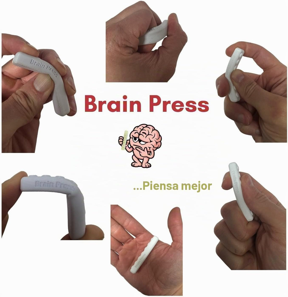 Brain Press - Juguete para ansiedad para adultos, alivio del estrés...