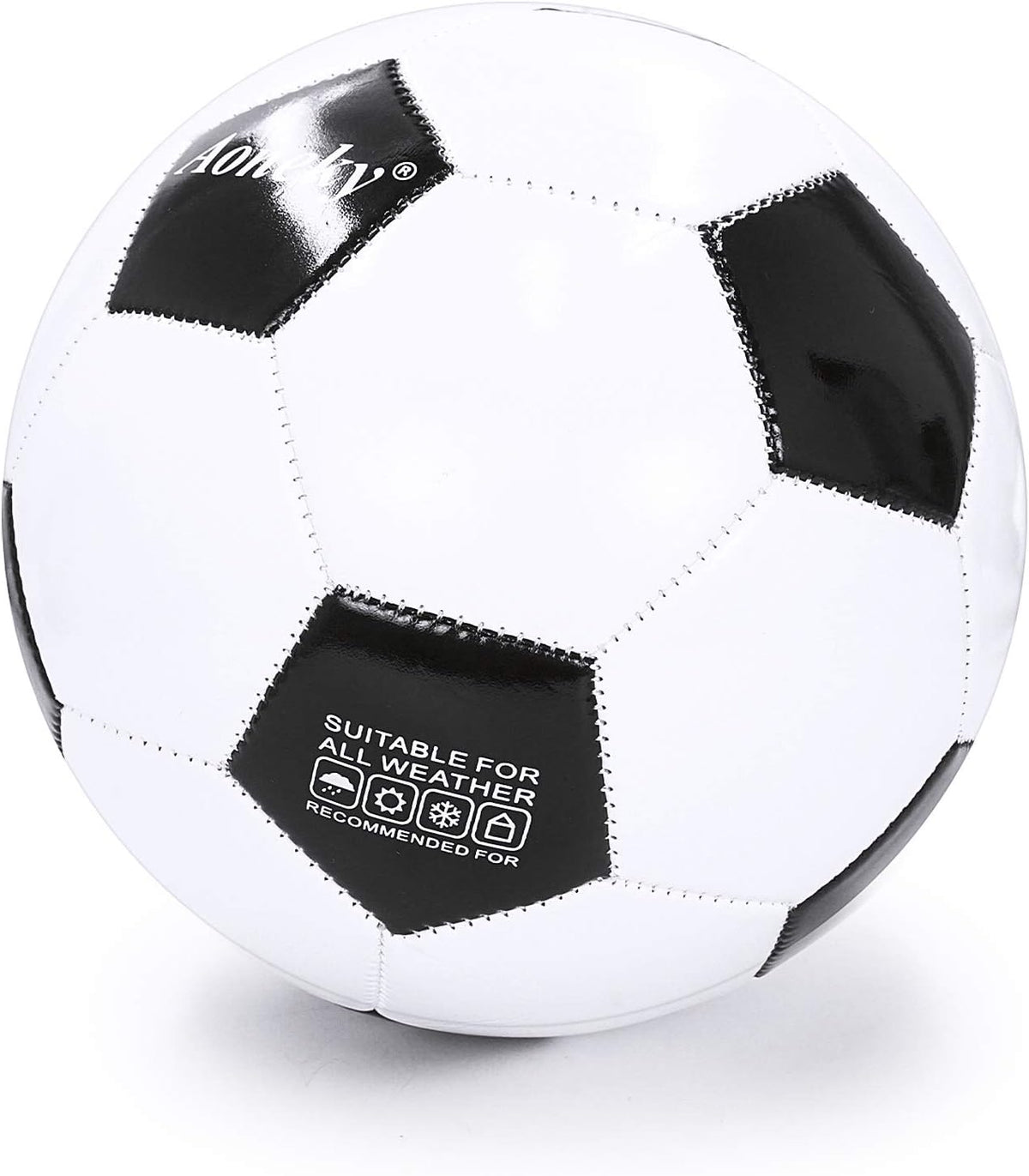 Aoneky Balón de fútbol tradicional de tamaño 5 para adultos, se env...
