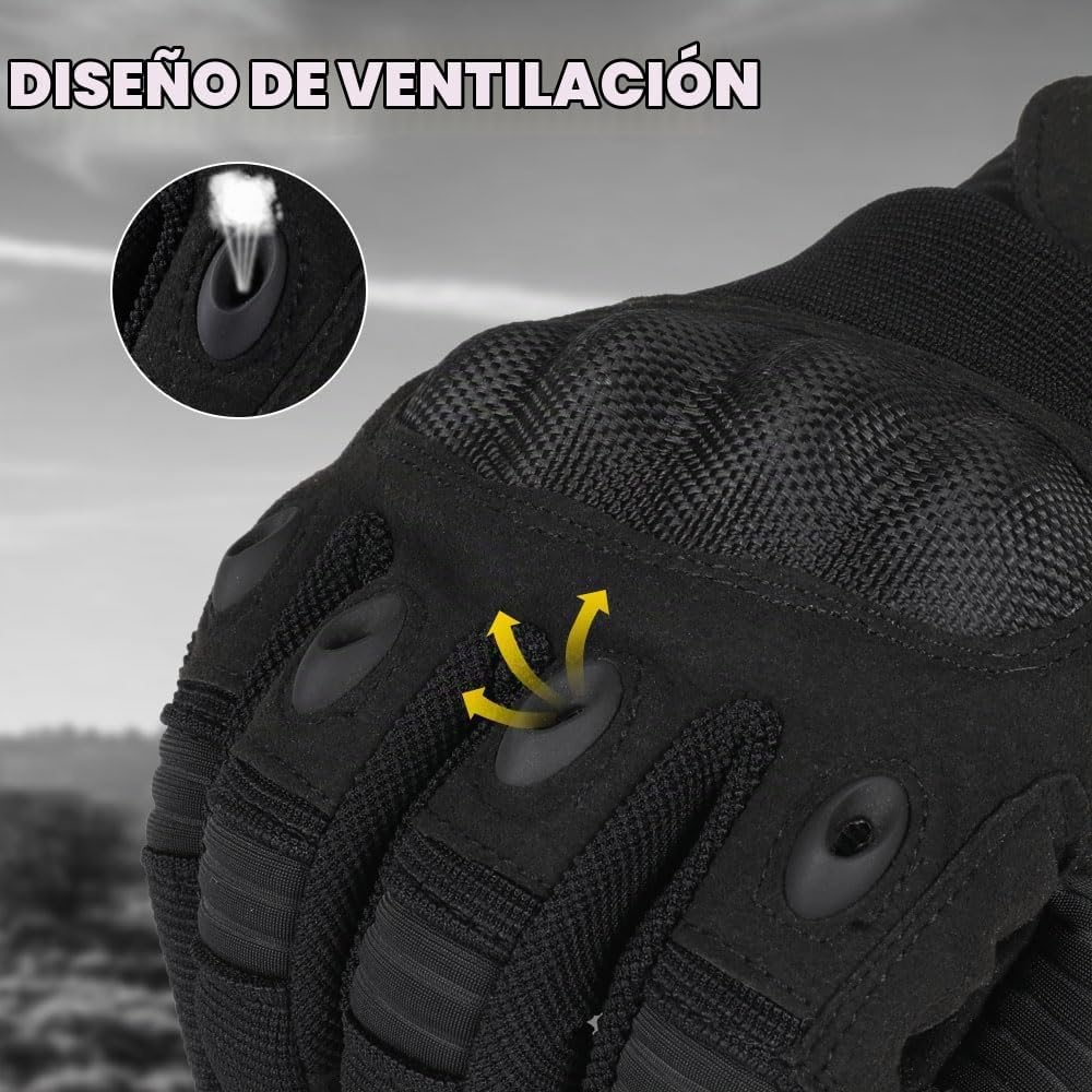 WTACTFUL Guantes tácticos para hombre y mujer, palma reforzada con...