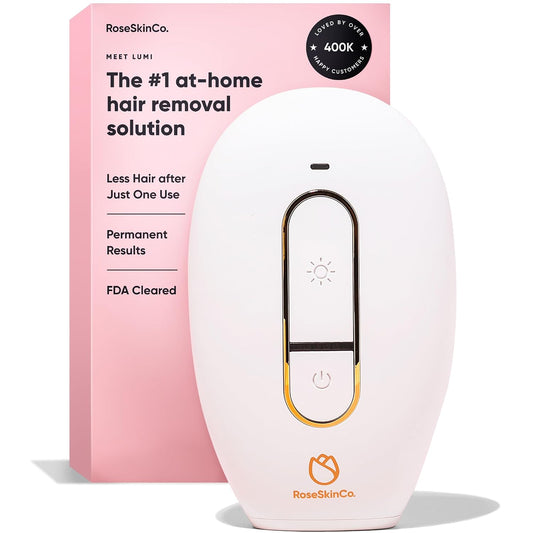 RoseSkinCo Lumi - Dispositivo de depilación láser IPL, reducción pe...