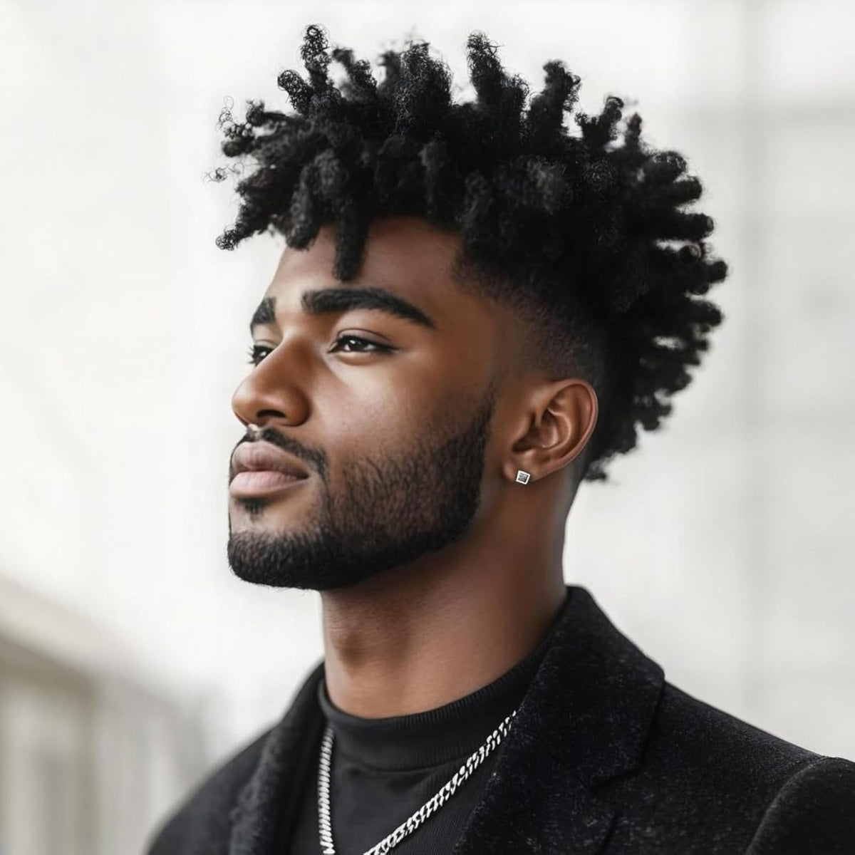 BECUS - Cubrepelo de rastas para hombre, trenzas sintéticas trenzad...