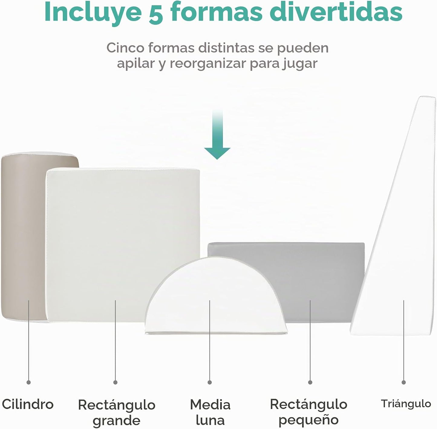 Best Choice Products Bloques de escalada de espuma suave para niños...