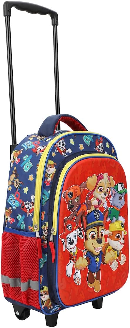 Bioworld Mochila con Ruedas para Jóvenes de 16 Pulgadas, Multi colo...