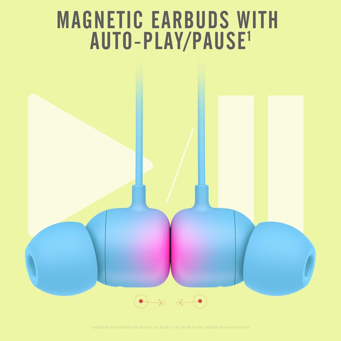 Beats Flex Auriculares inalámbricos - Chip de auriculares Apple W1,...