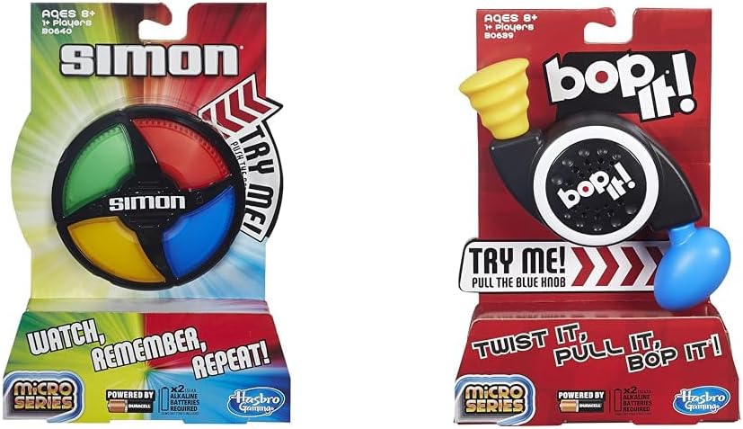 Paquete de Juegos Simon y Bop It! Micro Serie de Hasbro Gaming