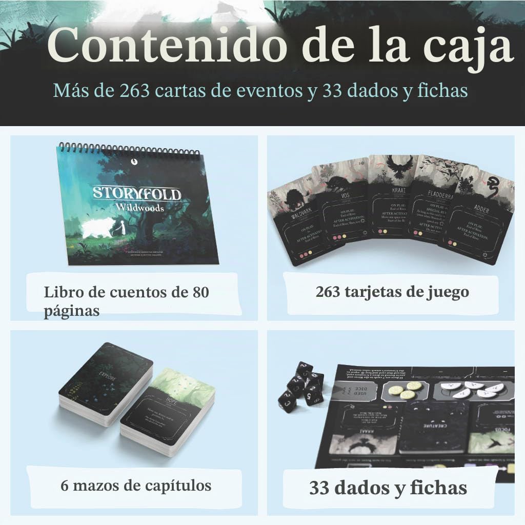 Storyfold: Wildwoods \u2013 Juego de Mesa Narrativo en Solitario |...