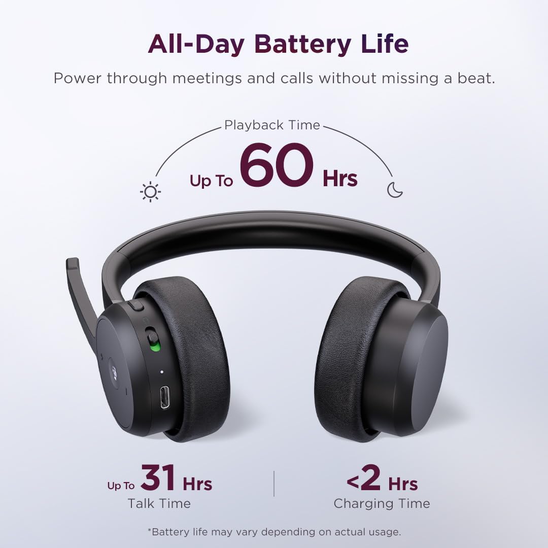 Lenovo - Auriculares inalámbricos VoIP certificados para Teams, con...