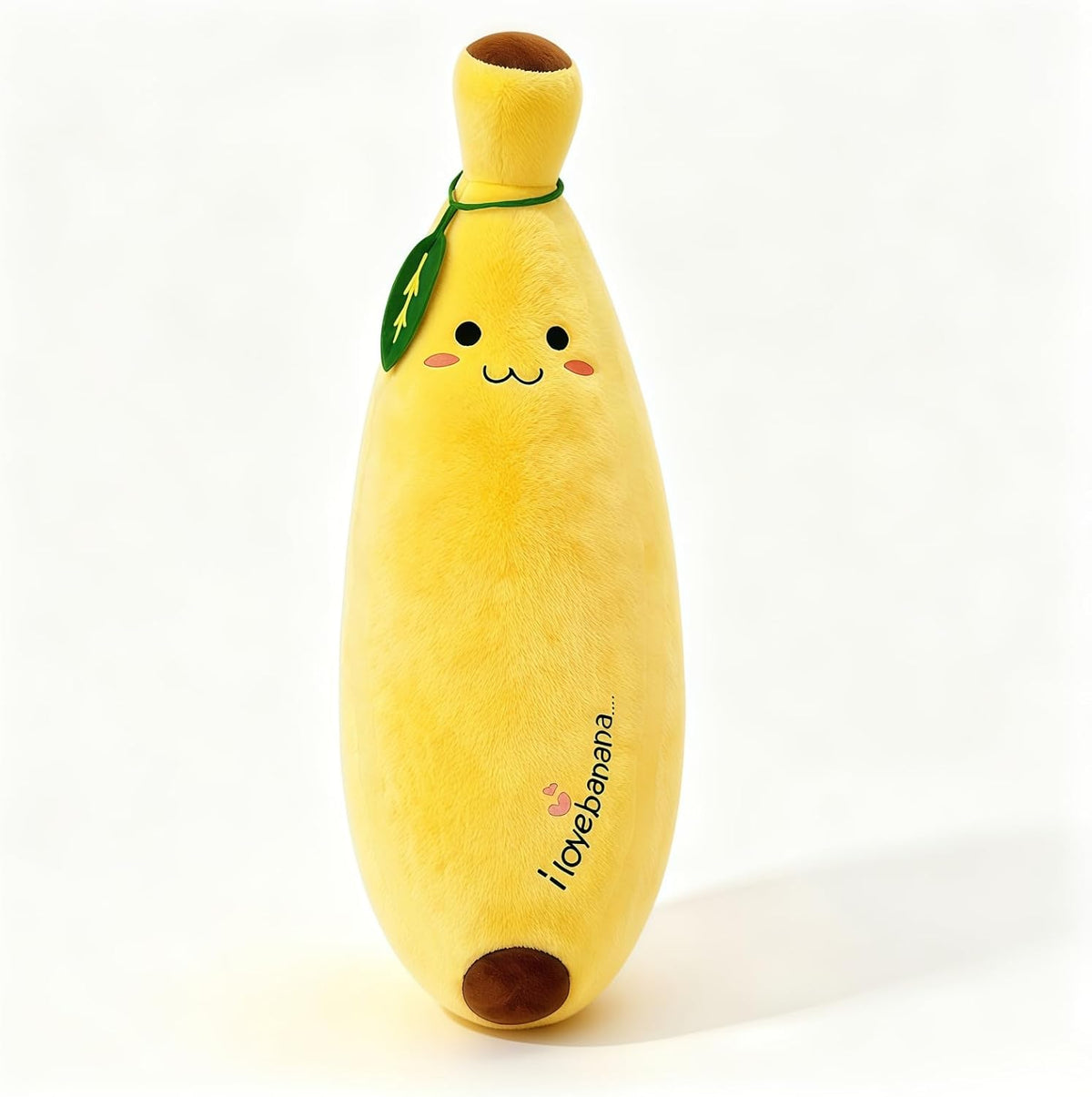 Bonita almohada de felpa de plátano, suave juguete de peluche de pl...