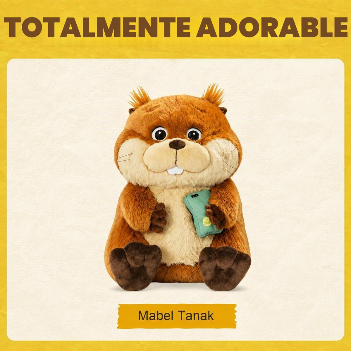 MINISO Disney Pixar Hoppers Mabel - Peluche de peluche de 12 pulgad...